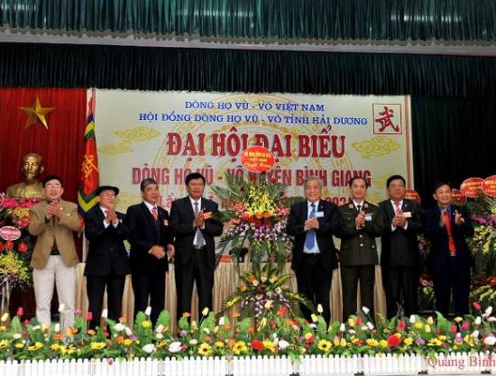 Đại hội đại biểu Dòng họ Vũ - Võ huyện Bình Giang lần thứ nhất nhiệm kỳ 2019 - 2024