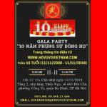 Mời dự GALA PARTY “10 NĂM PHỤNG SỰ DÒNG HỌ” ngày 11/11/2018